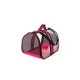 BACCO MİLANO KEDİ KÖPEK ŞEFFAF TAŞIMA ÇANTASI PEMBE 44x28x28 cm