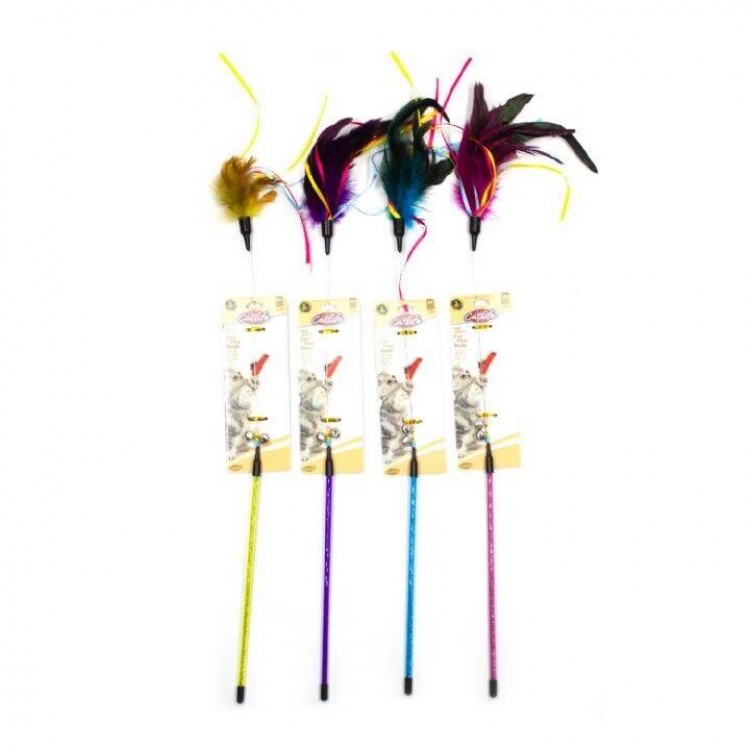 CATLİFE KEDİLER İÇİN OYUNCAK OLTA ZİLLİ 65CM