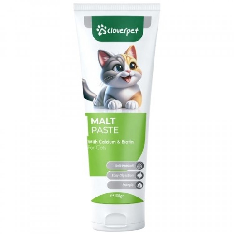 Cloverpetgross Kedi Köpek Malt Paste 100 Gr