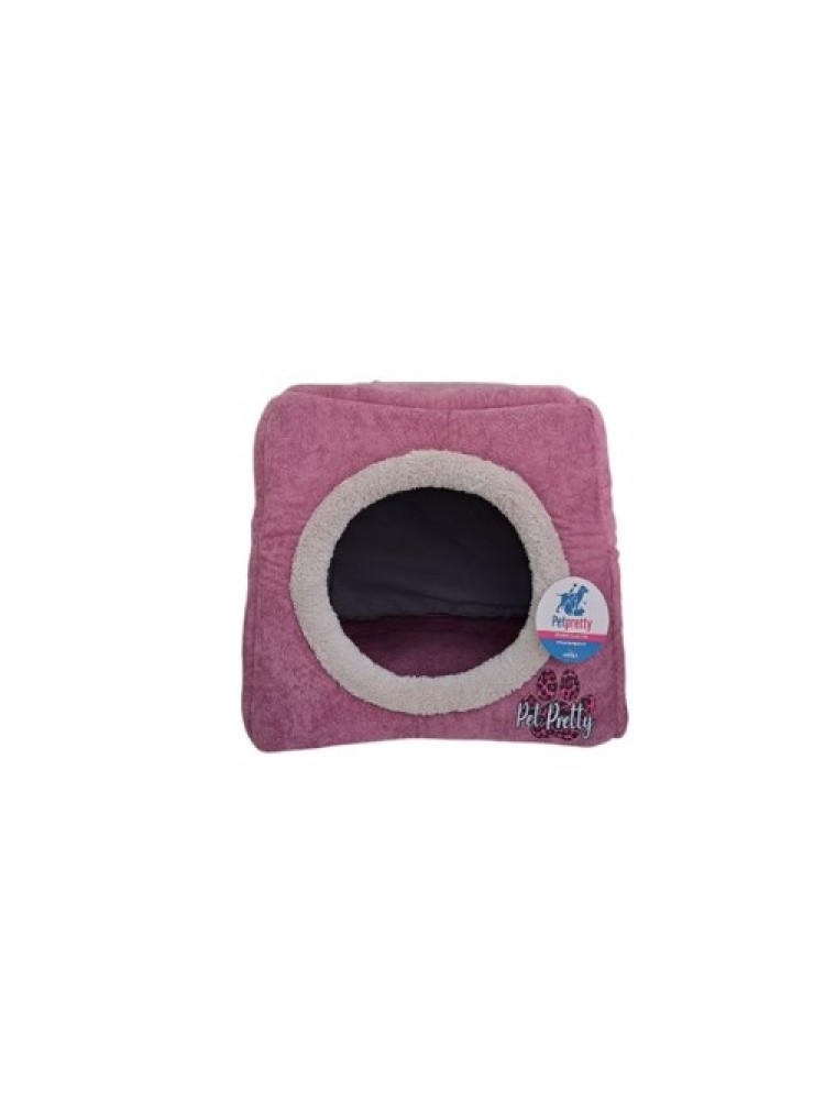 COMFORT ÜÇ FONKSİYONLU PEMPE KEDİ KÖPEK YATAĞI 42x42x23cm