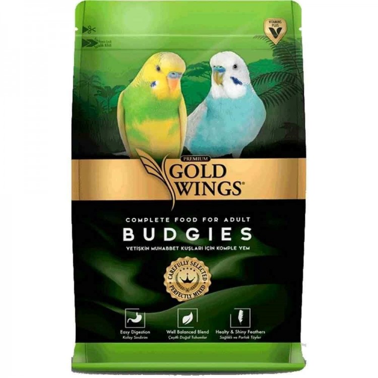 Gold Wings Premium Muhabbet Kuşu Yemi 1kg
