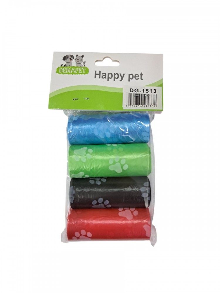 KEDİ KÖPEK KAKA POŞETİ 4'LÜ KEDİ KÖPEK KAKA POŞETİ 4'LÜ