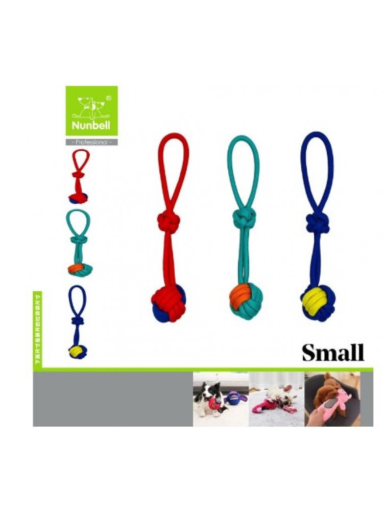 NUNBELL KÖPEK OYUN DİŞ İPİ DÜĞÜMLÜ KÜÇÜK