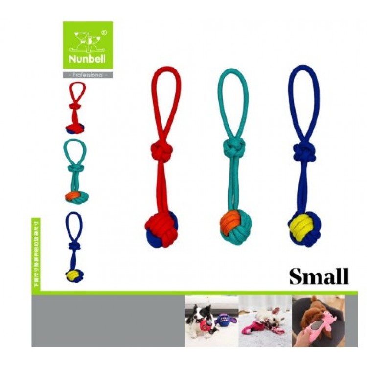 NUNBELL KÖPEK OYUN DİŞ İPİ DÜĞÜMLÜ KÜÇÜK