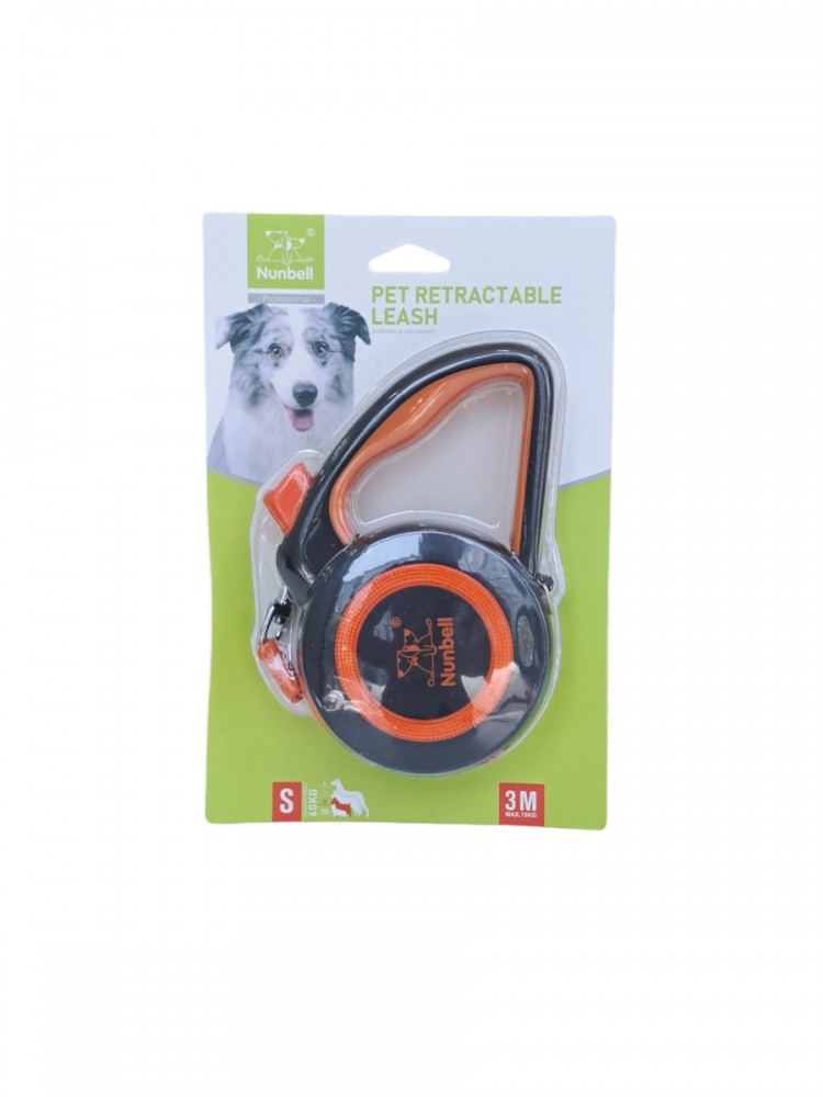 NUNBELL OTOMATİK TASMA ŞERİT 3MT TURUNCU NUNBELL OTOMATİK TASMA ŞERİT 3MT TURUNCU