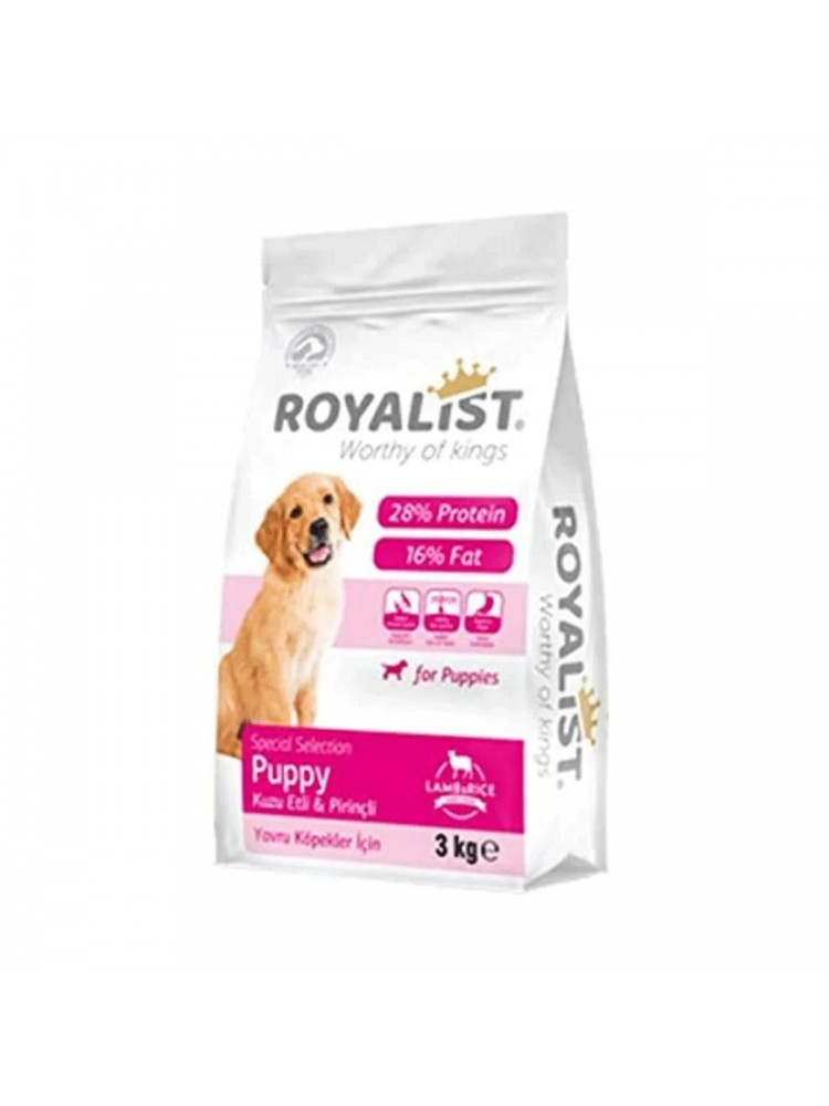 Royalist Kuzu Etli & Pirinçli Yavru Köpek Maması 3 KG