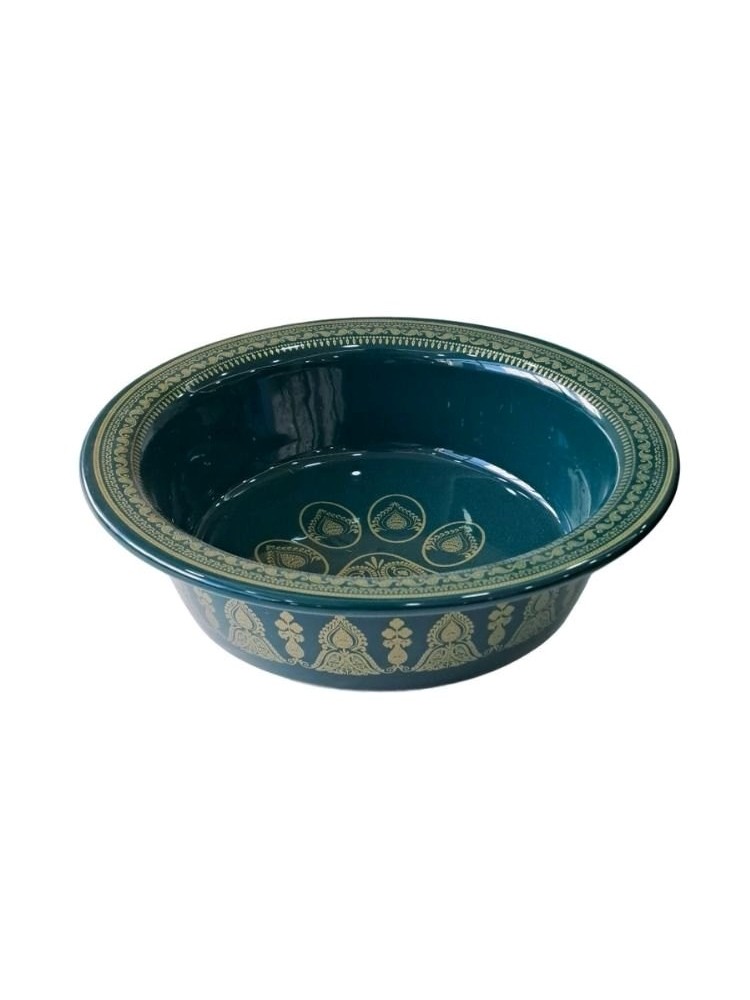 SERAMİK MAMA KABI KEDİ DERİN YEŞİL 520 ML