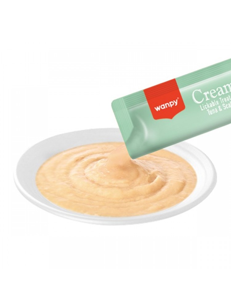 Wanpy Ton & Deniz Taraklı 25*14 gr Krema Kedi Ödülü RAC-051