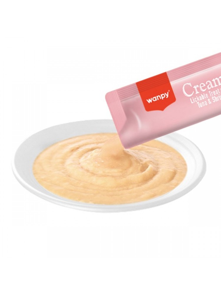 Wanpy Ton & Karides 25*14 gr Krema Kedi Ödülü RAC-050