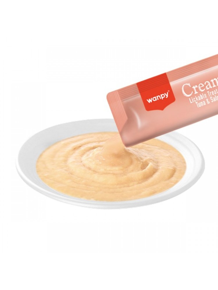 Wanpy Ton & Somon 25*14 gr Krema Kedi Ödülü RAC-052