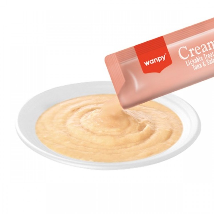 Wanpy Ton & Somon 25*14 gr Krema Kedi Ödülü RAC-052