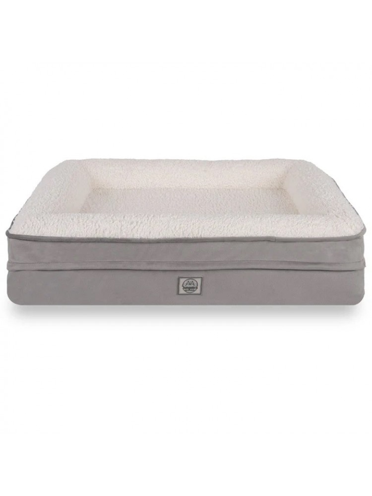 Felix Visco Süngerli Ultra Yumuşak%100 Su Geçirmez Alezli Çıkarılabilir Kılıflı Kedi ve Köpek Yatağı