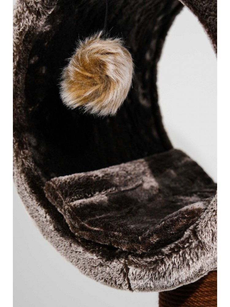 Bordo Tırmalamalı Kedi Evi