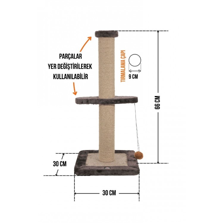 Tekli Tırmalama No1 (66 cm)